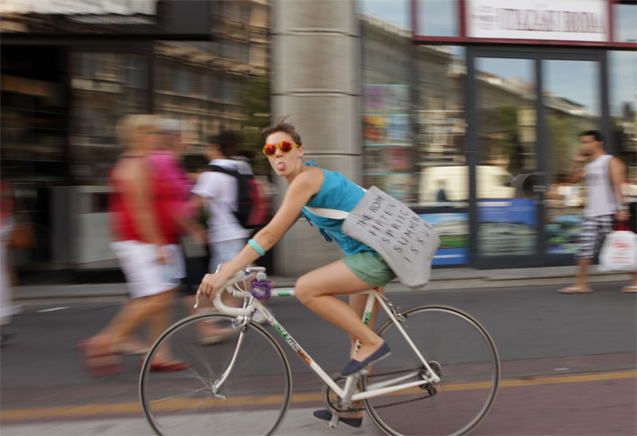 Cool. Crazy. Bicycle Budapest.