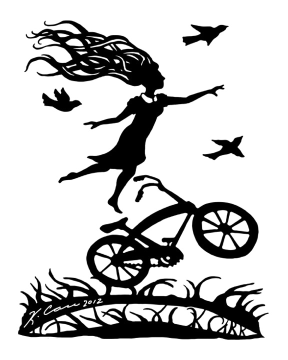 Bike girlprint
